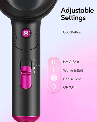 Secador De Cabelo Wavytalk Wavytalk 1600w Leve Com Difusor