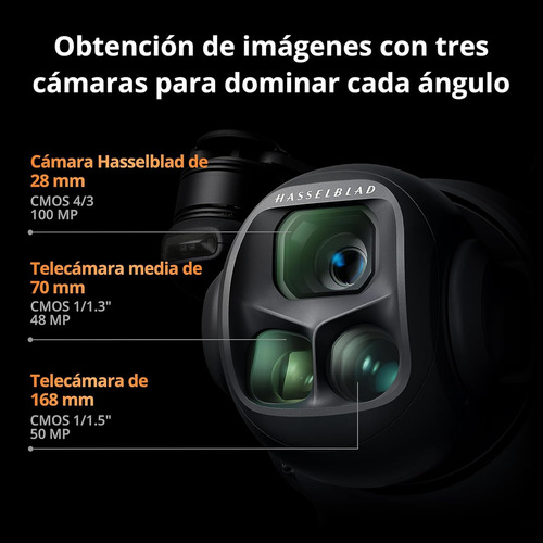 DJI Mavic 4 Pro Vuela Más Combo con DJI RC 2, 4K dron tricámara insignia con cámara Hasselblad de 100 MP y sensor CMOS 4/3, transmisión de 30 km, 51 min de tiempo de vuelo