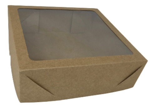 Imagem 4 de 8 de Caixa Para Presente Kraft 20x20x6 Tampa E Fundo 20 Un