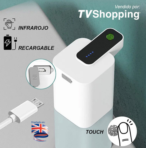 Dispensador Automatico Jabon Espuma Sensor Infrarojo