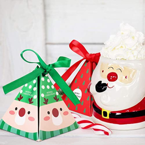 30 Cajas De Navidad Con Caramelos Decoraciones Navidenas