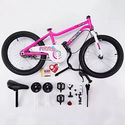 Royalbaby Chipmunk - Bicicleta para niña, 14/16/18 pulgadas con canasta,  bicicleta para niños de 3 a 9 años con ruedas de entrenamiento o soporte
