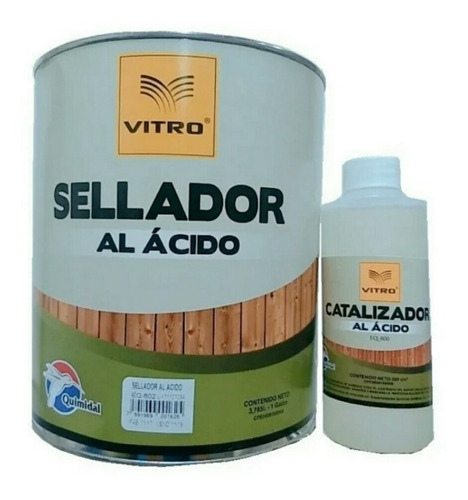 Quimidal Sellador Catalizado Al Acido Galon + 1 Catalizador 