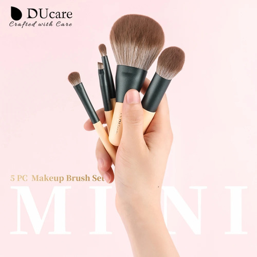 Juego De 5 Brochas De Maquillaje Ducare, Minibrochas De Viaj