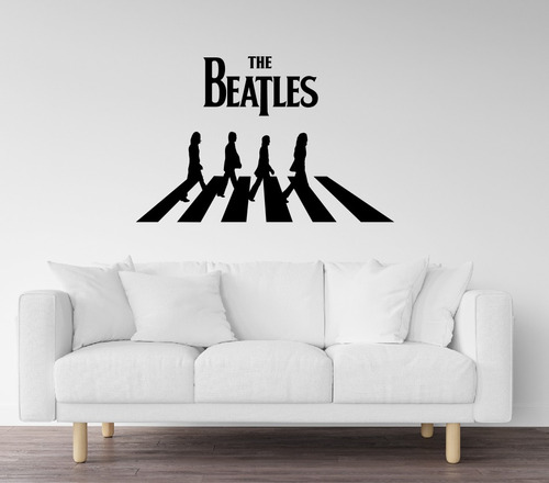 Vinilos Decorativos Musica The Beatles - 90cmx58cm