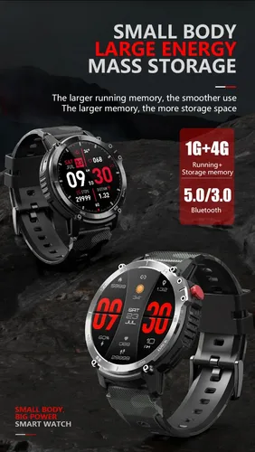 Smartwatch Reloj Fore Deportivo 1gb Ram 4gb Musica Runner