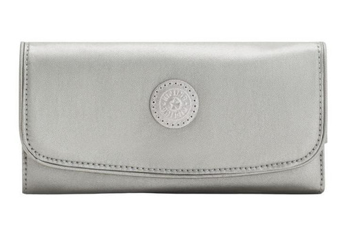 Billetera Mujer Kipling Money Land Gris