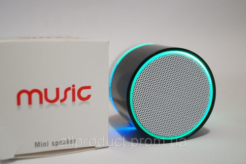 Mini Parlante De Luces Led Con Bluetooth Radio Fm - Usb-mini