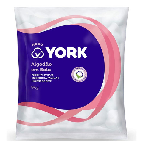 York Algodão Bola Fluffy 95g