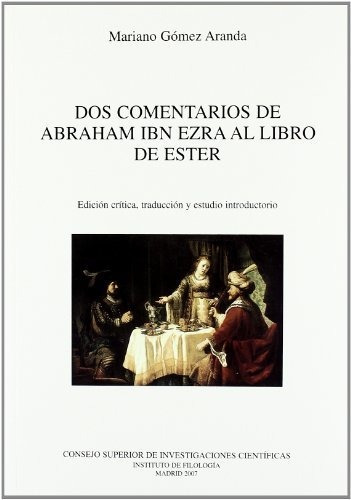 Libro Dos Comentarios De Abraham Ibn Ezra Al Libro  De Gomez