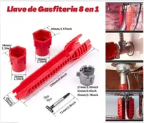 Comprar Llave De Gasfiteria 8 En 1