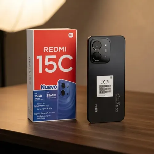 Xiaomi Redmi 15c 16gb Ram 256Gb Dual Sim 50mp Fm Impressão digital