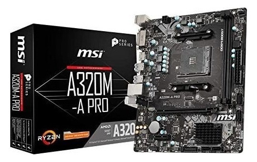 Msi Amd Proseries A320 1, 2 Y 3 Generación Con Compatible