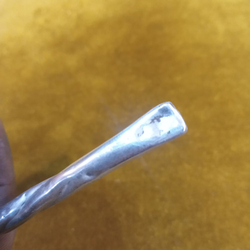 Bombilla De Plata Antigua Sellada Y Probada Criolla Colonial Plata (Usado)