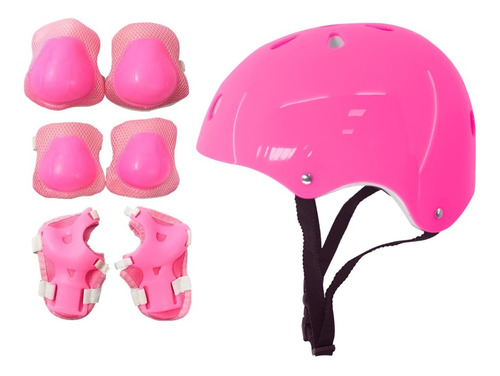 Kit Proteção Infantil Capacete E Kit Completo Selo Inmetro 