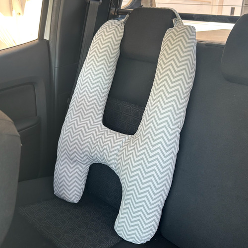 Almofada Em Formato H Para Viagem De Carro Com Encosto