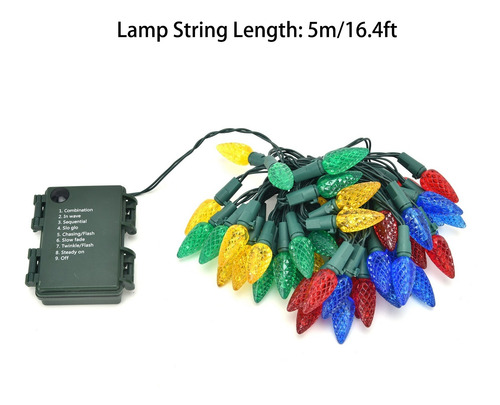 Cadena De Lámpara Decorativa Led De Alambre De Cobre De 5 M/