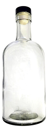 Botella Vidrio Mezcalera Tequilera 750 Ml 2 Pzs Mayoreo