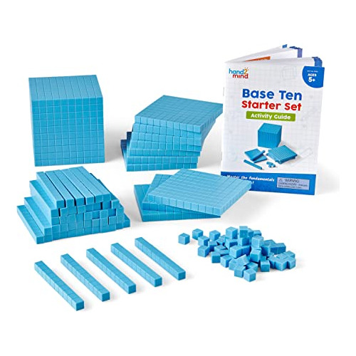 Blue Plastic Base Ten Blocks, Kit De Inicio Manipulador...
