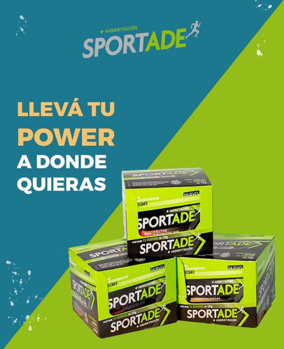 Sportade Polvo. Bebida Isotónica En Sobre.sabores Combinados