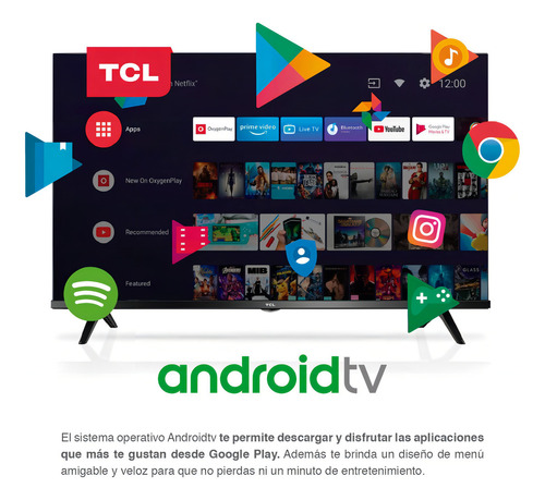 Smart Tv 40 Tcl 40s65a Android Fhd (solo Con Pantalla Mala) (Usado)