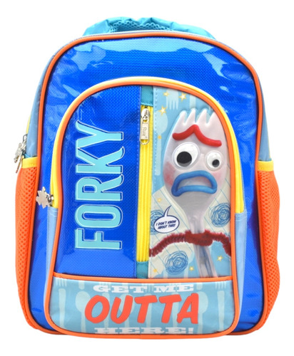 Mochila Toy Story 4 Forky Get Me Outta Here Estampado Multicolor Kinder 163061 Ruz