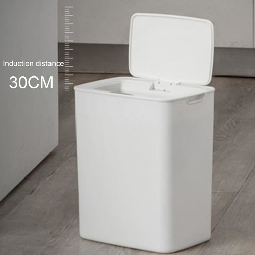 Cesto De Basura Inteligente A Prueba De Agua Con Sensor 12l