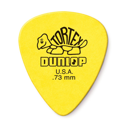 Imagen 1 de 3 de Púa Dunlop Tortex Standard 418r .73mm Yellow Por Unidad