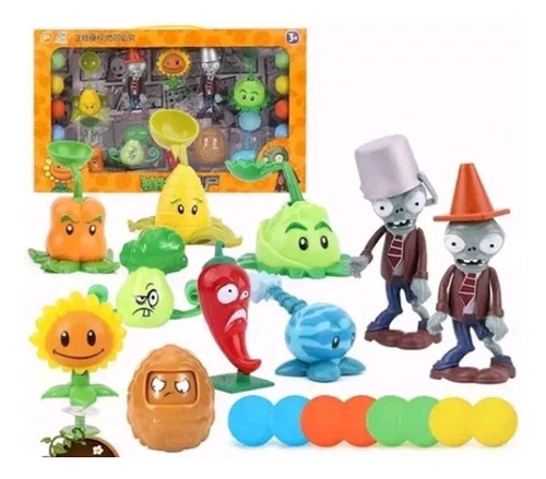 Auténtico Zombie Set Plantas Vs Zombies Sin Caja