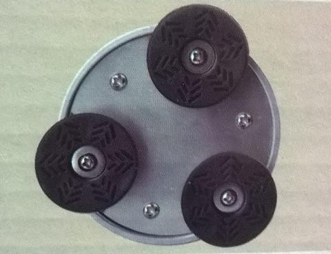 Imagen 5 de 6 de Baston Elderly Crutch Con Luz Plegable 5en1 - Micromaster