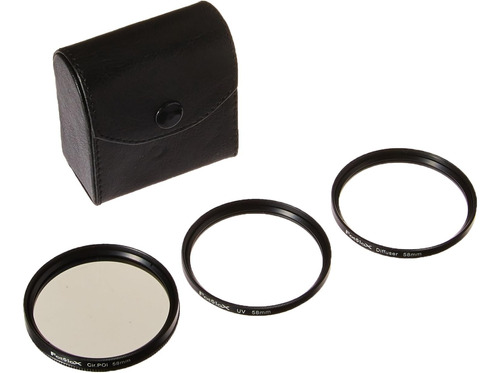 Kit Filtros De Camara Fotodiox 58mm Con Estuche