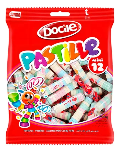Pastillitas Docile Mini 100x12 U Golosina Pastilla Dulce- Cc