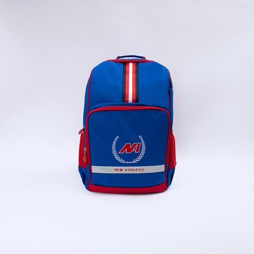 Mochilas New Athletic School Max20 Azulino Con Rojo Kids