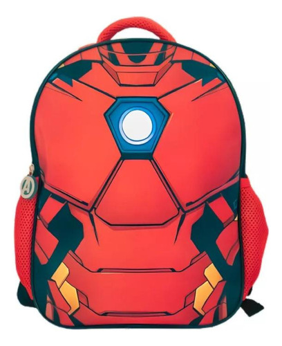 Mochila Escolar Iron Man Avengers Bolso Mochila Niños