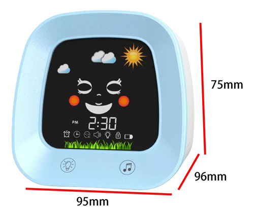 Reloj Digital Para Fiesta, Sala De Estar, Brillo Ajustable,