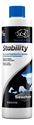 Condicionador de água de aquário Seachem Stability 325ml