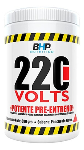 Bhp Ultra 220 Volts 30 Porciones Pre Entreno Oxido Sabor Mora azul