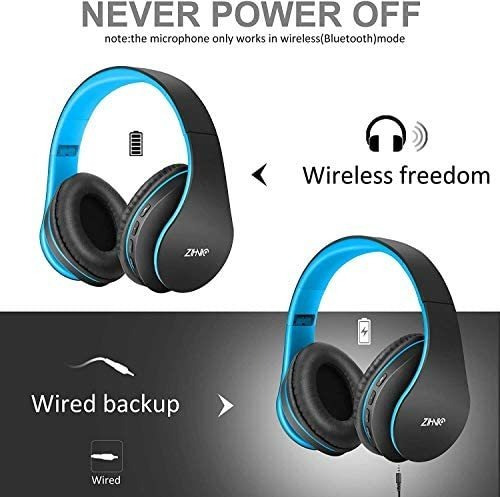 Audífonos Inalámbricos Zinnic Bluetooth Blue