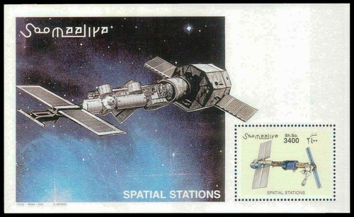 Estación Espacial - Somalia 2002 - Block Mint - Yvert Bf 84