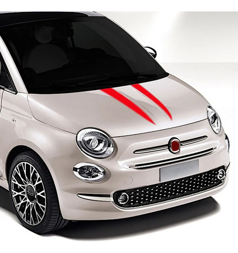 595 Pegatinas Abarth 500 Fiat Para Capó, Capó De Coche, 2 Un