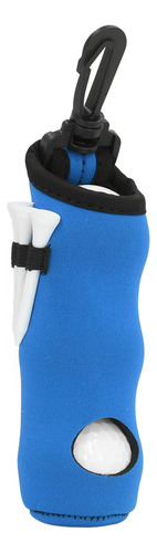 Estuche De Neopreno Para Llevar Pelotas Y Soporte Tee, Azul