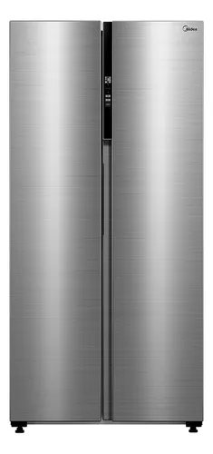 Geladeira Frost Free Side By Side 442l Cor Inox Midea Cor Pratead...