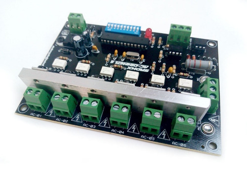 Placa Dimmer Dmx 512 Ac 6 Canais - Cliente