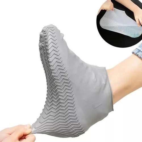 Forro Protector Impermeable Lluvia Para Zapatos Silicon 
