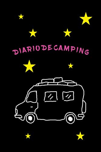 Cuaderno De Diario De Camping Con Dibujos De Autocaravanas Y