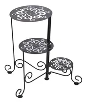 Comprar Floreira Para 3 Vasos Articulada Ferro Reforçada De Chão