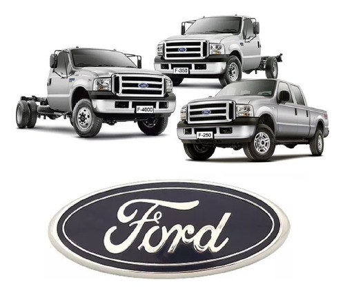 Emblema Logo Grade  Ford F250 F350   2004 A 2017 Alto Relevo