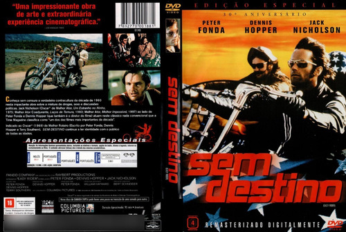 Sem Destino Jack Nicholson Peter Fonda Dennis Hopper Dub Leg