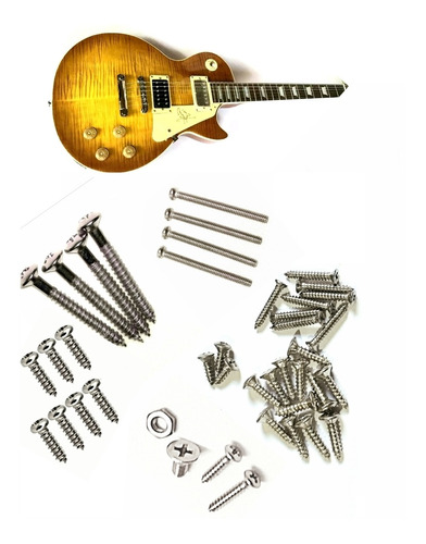 Parafusos Inox Conserva Guitarra Les Paul Kit