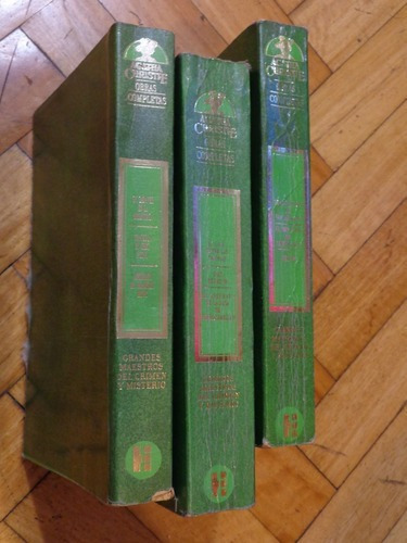 Lote 4 Tomos Obras Completas Agatha Christie: 2, 8, 11 &-.